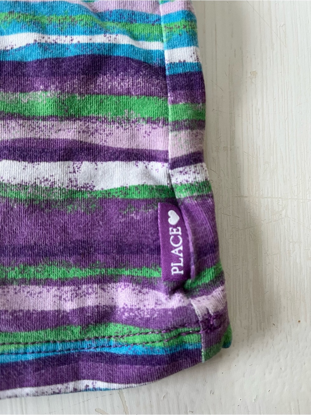 Girls' Striped Halter Tops - Pink/Yellow & Purple/Teal - Picture 3 of 4